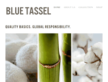 Tablet Screenshot of bluetassel.com